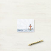 Anker mit Kette Post-it Klebezettel (Auf Schreibtisch)