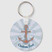 Anker mit Kette Schlüsselanhänger (Vorderseite)