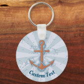 Anker mit Kette Schlüsselanhänger (Vorderseite)