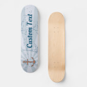 Anker mit Kette Skateboard (Vorderseite)