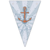 Anker mit Kette Wimpelkette (Zweite Fahne)