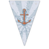 Anker mit Kette Wimpelkette (Erste Fahne)
