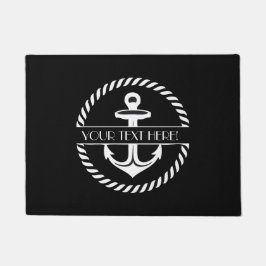 Anker- mit Namen zum personalisieren Fußmatte