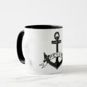 Anker mit Ribbon Tasse (Vorderseite Links)