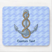 Anker mit Seil Mousepad (Vorne)