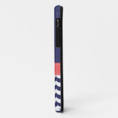 Anker mit Wellen und individueller Name in der Case-Mate iPhone Hülle (Hinten/Links)