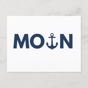 Anker Moin Norddeutschland Nordnord-Nordlichter Postkarte