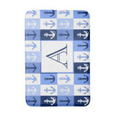 Anker Monogramm Badematte (Vorderseite Vertikal)
