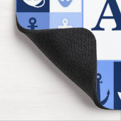 Anker-Monogramm-Mauspad Mousepad (Ecke)