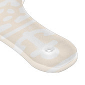 Anker-Monogramm-Paddel Schneidebrett (Ecke)