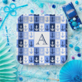 Anker-Monogramm-Teller Pappteller (Party)