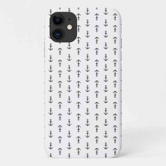 Anker Muster Case-Mate iPhone Hülle (Rückseite)