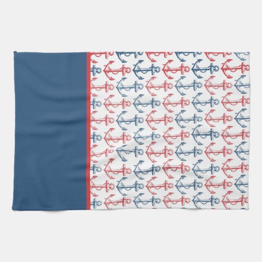 Anker-Muster Handtuch (Horizontal)