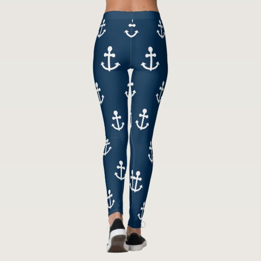 Anker-Muster-Leggings Leggings (Rückseite)