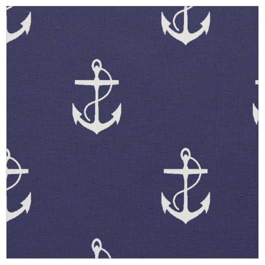 Anker Nautical Fabric Stoff (Nahaufnahme)