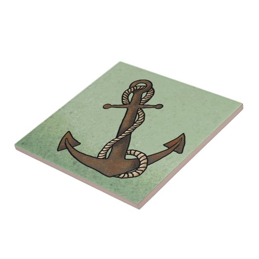 Anker Nautical  Fliese (Seite)