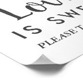 Anker Nautical Imitats Gold Foil | Hochzeitszeiche Poster (Ecke)