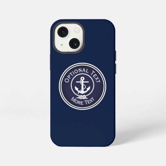 Anker Nautical Seal iPhone Hülle (Rückseite)