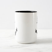 Anker Nautical  Zweifarbige Tasse (Mittel)