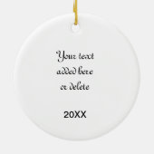 Anker Nautisch - 2 Seiten Keramik Ornament (Hinten)