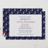 Anker Nautische Einladung (Vorne/Hinten)