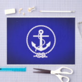 Anker Nautische Geschenkpapier Seidenpapier (Handwerk)