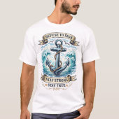 Anker Nicht Untergehen Nautilus Grafik Basic T-Shirt (Vorderseite)