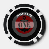 Anker (Pokerspiel-Chips für Boote) Pokerchips (Rückseite)