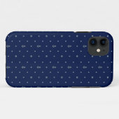 Anker Polka Punkte Muster Case-Mate iPhone Hülle (Rückseite (Horizontal))