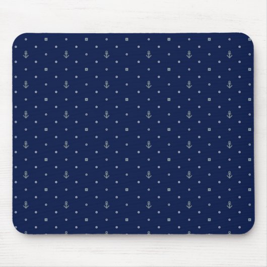 Anker Polka Punkte Muster Mousepad (Vorne)