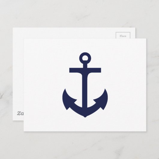 Anker Postkarte (Vorne/Hinten)