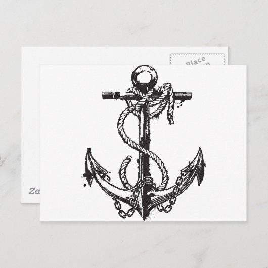 Anker Postkarte (Vorne/Hinten)