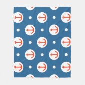 Anker-Punkte Fleecedecke (Vorderseite)