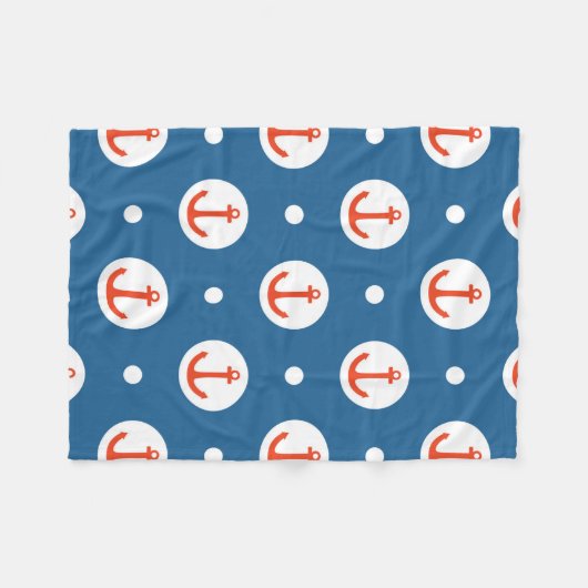 Anker-Punkte Fleecedecke (Vorderseite (Horizontal))