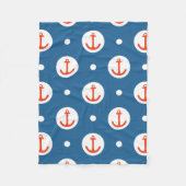 Anker-Punkte Fleecedecke (Vorderseite)