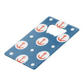 Anker-Punkte Geldkarten Flaschenöffner (Rückseite Schrägansicht)