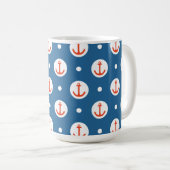 Anker-Punkte Kaffeetasse (VorderseiteRechts)