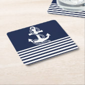 Anker Rechteckiger Pappuntersetzer (angewinkelt)