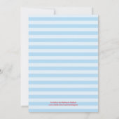 Anker-SeeBrautparty-Einladung Einladung (Rückseite)