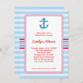 Anker-SeeBrautparty-Einladung Einladung (Vorne/Hinten)