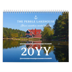 Anker-Seebungalow-Mietmarketing Kalender