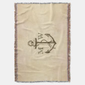 Anker, Seemonogramm Decke (Vorderseite Vertikal)