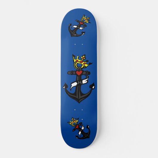 Anker Skateboard (Vorderseite)
