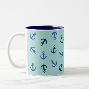 Anker Sommer Zweifarbige Tasse