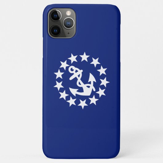 Anker Sterne für die Flagge eines Schiffes Blau Case-Mate iPhone Hülle (Rückseite)
