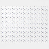 Anker & Steuerrad Nautical Kids ID1256 Fleecedecke (Vorderseite (Horizontal))