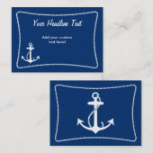 Anker-Telefonkarte Telefonnummerkarte (Vorne/Hinten)