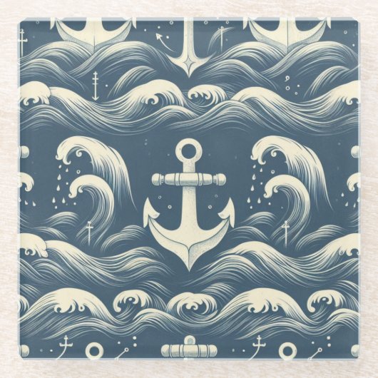 Anker tief glasuntersetzer (Vorderseite)