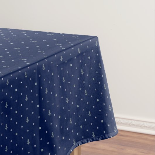 Anker-Tupfen-Muster Tischdecke (Beispiel)