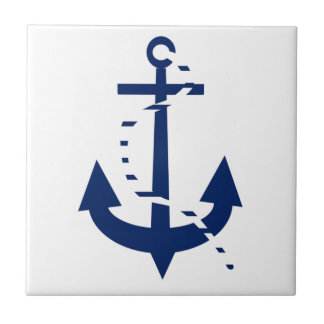 Anker u. Linie Marine Fliese